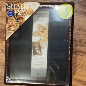 Shadow box dark brown